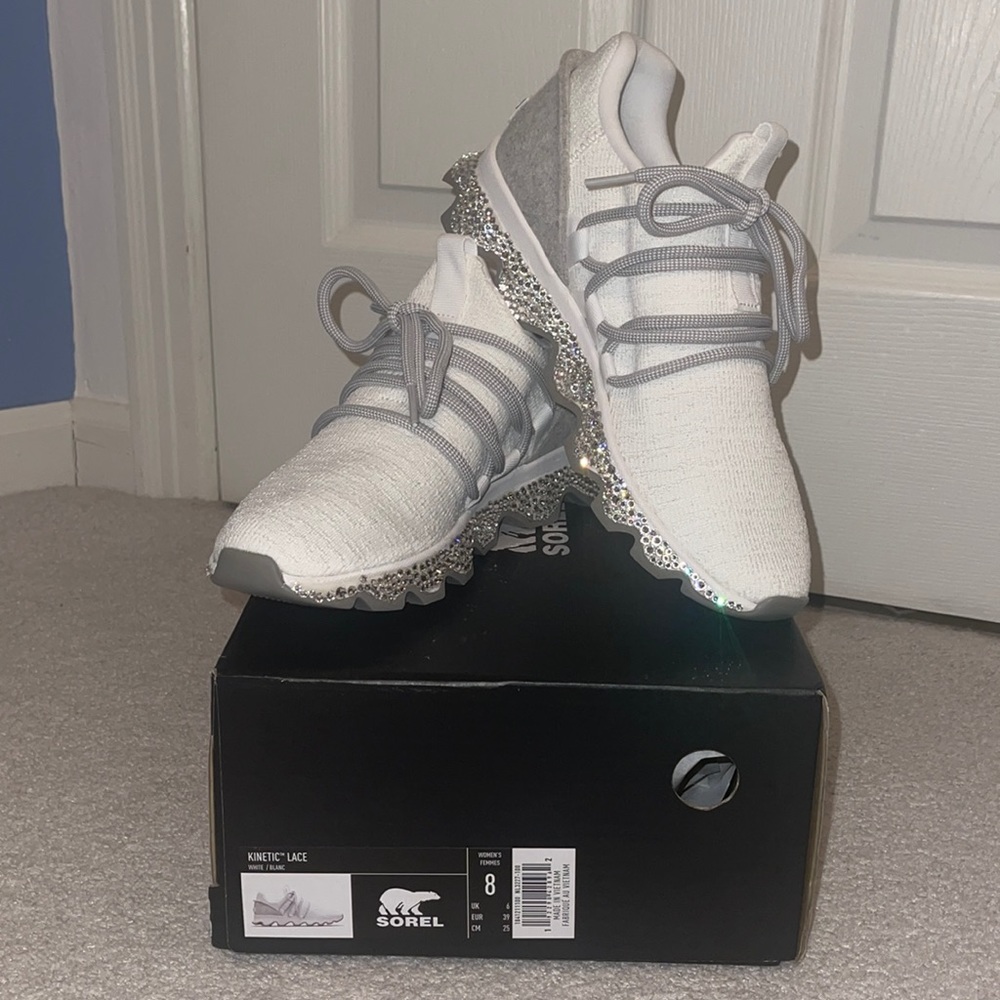 Customed Sorel swarovski sneakers